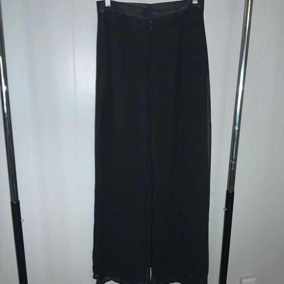 MSK 4 panel chiffon overlay pants Sz - Picture 5 of 8